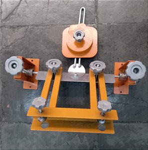 Garra Para Serigrafia Com Rolamento E Regulagem De Altura