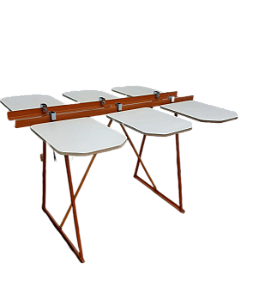 Mesa Corrida 6 Berços 38x50 Serigrafia Silk Screen