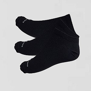 Kit 3 Pares All Day Soquete Preto em Poliamida