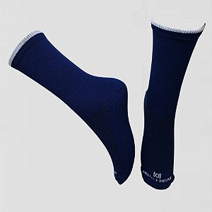 Meia Cano Médio Divertida Castel Marinho em Poliamida