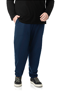 Calça Moletom Masculino Algodão Com Felpa Plus Size Diametro