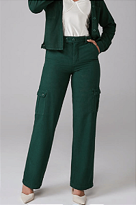 Calça Reta Modeladora Cargo Leblue