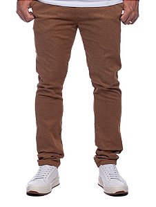 Calça Chino jerry Skinny Ouro Dockston