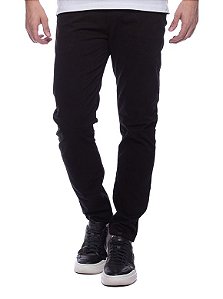 Calça Chino Jerry Skinny Preto Dockston