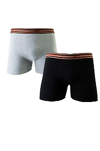 Cueca Boxer Kit Com 2 Unidades Lupo