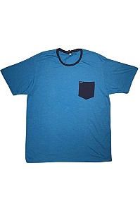 Camiseta Plus Size Com Bolso HF