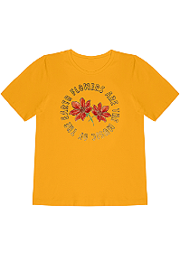 Camiseta Feminina Flowers Rovitex