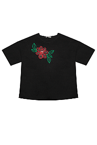 Camiseta Manga Curta Plus Size Secret Glam