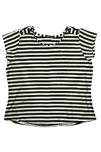 Blusa Feminina Adulta JP Listras Verdes Mirasul