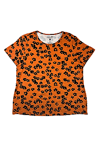 Blusa Tradicional Plus Size Estampada Malwee