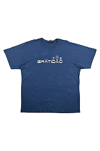 Camiseta Masculina Plus Size Gratidão Over 93