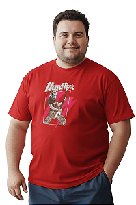 Camiseta Masculina Plus Size Hard Rock Over 93
