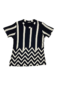 Blusa Preta Rogeant Barrad Barrielli