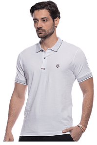 Polo Premium Cottom Branco Dockston