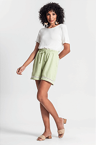 Shorts Feminino Em Moletinho Rovitex