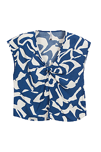 Blusa Feminina Decote V Marialícia