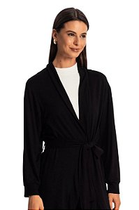 Casaco Cardigan Molecotton Viscose Abertura Talhada Dupla Rovitex