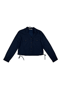 Camisa Linho Cropped Leblue
