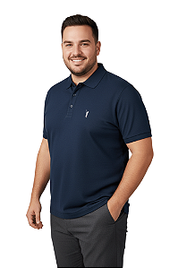 Polo Piquet Gola Lisa Ferreira Mello