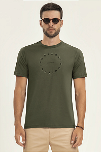 Camiseta Plus Size Masculina Meia Malha Diametro
