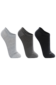 Kit 3 Pares de Meia Sapatilha Invisível Lupo Sport