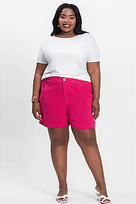 Blusa Manga Curta Feminina Plus Size Secret Glam