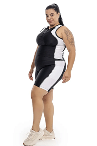 Bermuda Fitness Feminina Plus Size com Bolsos Laterais Elite