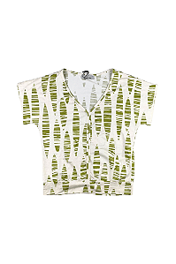 Blusa Feminina Energia Japonesa Blusê Viscose Cor Do Céu