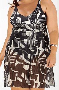 Maiô Saida Sem Bojo Plus Natureza Psicodelica Banho De Mar