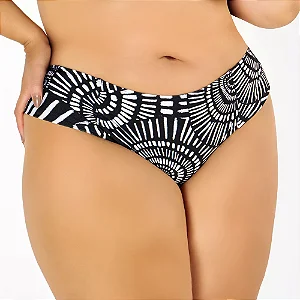 Biquini Plus Com Recorte Estampado Ouriço Do Mar Banho De Mar