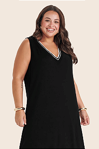 Vestido Plus Size em Viscose Secret Glam