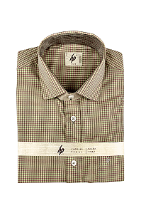 Camisa Social Masculina Manga Curta HP