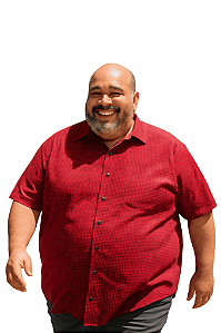 Camisa Social Plus Size Tricoline Hf