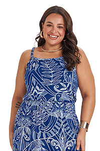 Blusa de Alça Plus Size Feminina Secret Glam