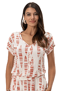 Blusa Energia Japonesa Blusê Cor Do Céu