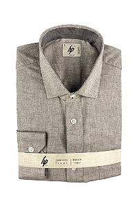 Camisa Social Manga Longa Com Bolso HP