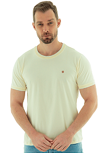 Camiseta T-Shirt Retilinea Amarela Venere