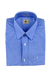 Camisa Social Masculina Manga Curta Poliester Com Algodão HP Ouro