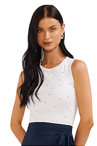 Regata Feminina Strass Ribana Marialícia