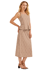 Saia Midi Feminina Devorê Marialícia