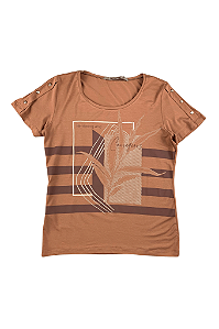 Blusa Feminina Manga Curta Viscose Miravest