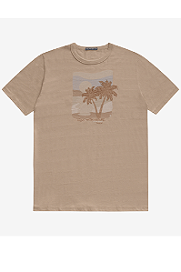 Camiseta Plus Masculina Malha Maquinetada Diâmetro