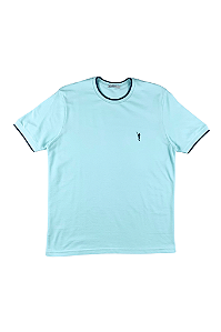 Camiseta Malha Piquet Gola Listrada Ferreira Mello
