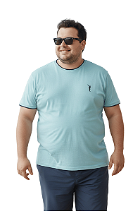 Camiseta Malha Piquet Gola Listrada Ferreira Mello