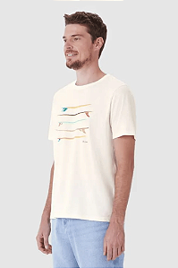 Camiseta Masculina Estampa Prancha De Surf Em Algodão Malwee