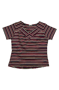 Blusa Feminina Adulto Dinamarca Manga Curta Barrielli