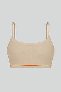 Sutiã Top Infantil Sem Costura Poliamida Lobinha