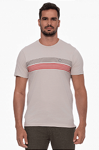 Camiseta Gola Redonda Classica Listrado Dockston