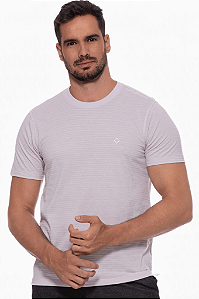 Camiseta Gola Redonda Premium Jac Quard Salt Dockston