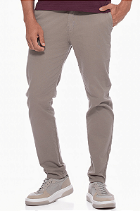 Calça Casual Sarja Essencial Slim Fit Dockston